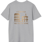 I Survived The Fall of Back Print T-Shirt - Sport Grey back