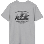 Continental Militia Two Fires Cowpens Back Print T-Shirt - Sport Grey back