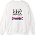 Jefferson Hancock Canceling The King Back Print Sweatshirt - White back