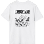 Great Molasses Flood Back Print T-Shirt - White back