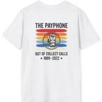 Public Payphone Memorial Back Print T-Shirt - White back