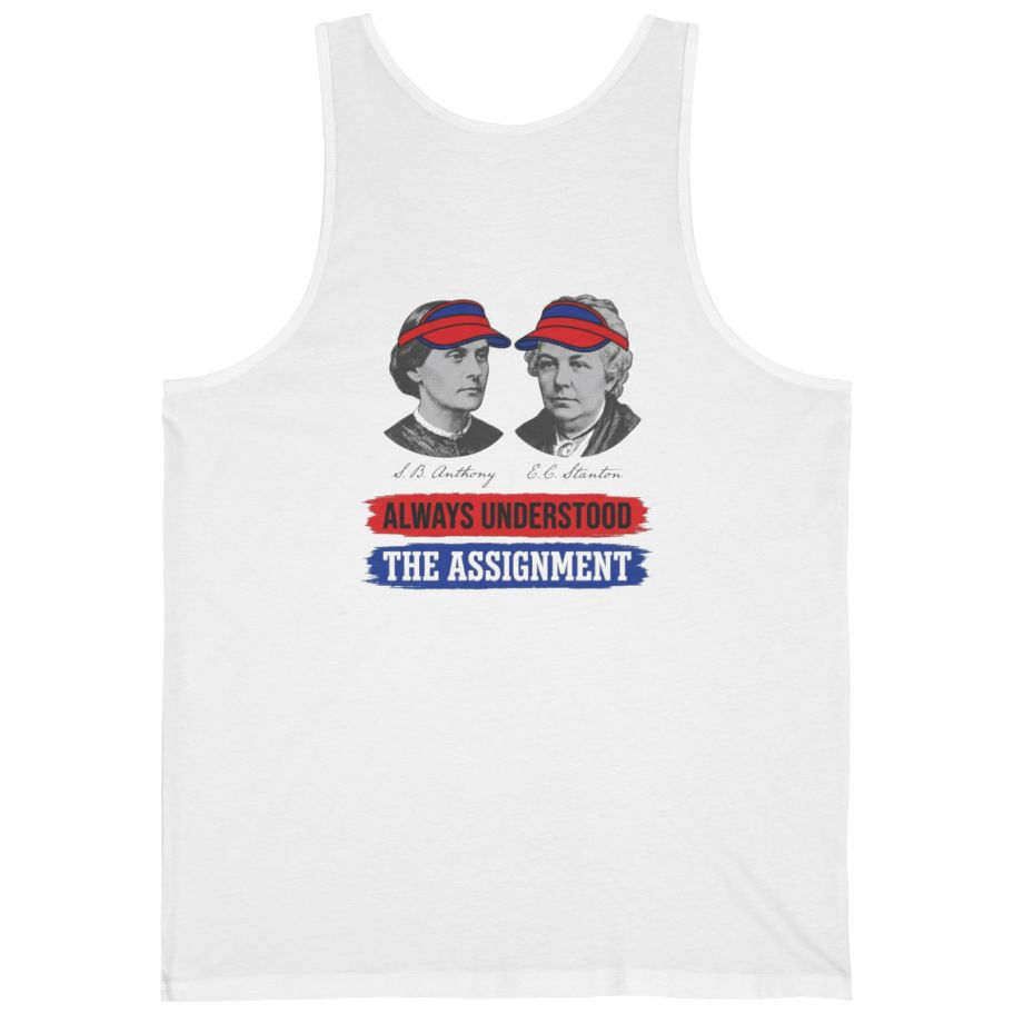 Anthony Stanton Assignment Back Print Tank Top - White back