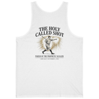 Divine Called Shot Back Print Tank Top - White back