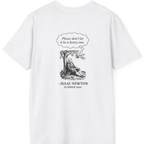 Newton Gravity Anxiety Back Print T-Shirt - White back