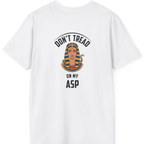 Cleopatra Asp Back Print T-Shirt - White back