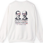 Wright Brothers Frequent Flyer Back Print Sweatshirt - White back