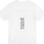 Ancient Rome Was Built On Back Print Premium Tee - White back