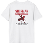 Sherman Deep South Tour Vintage Back Print T-Shirt - White back