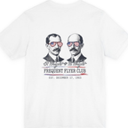 Wright Brothers Frequent Flyer Back Print Premium Tee - White back
