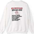 The Black Death European Tour Back Print Sweatshirt - White back