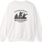 Continental Militia Two Fires Cowpens Back Print Sweatshirt - White back