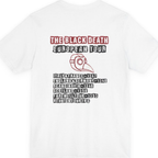 The Black Death European Tour Back Print Premium Tee - White back