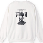 Fredericksburg Burnside Got Burned Vintage Back Print Sweatshirt - White back