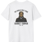 You Should Smile More Harriet Back Print T-Shirt - White back