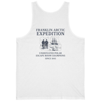 Franklin Arctic Expedition Escape Room Back Print Tank Top - White back