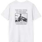 Jfk Yacht Sunglasses Flex Back Print T-Shirt - White back