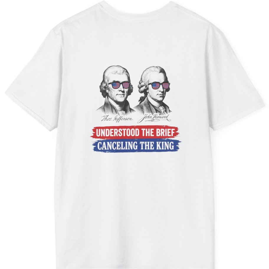 Jefferson Hancock Canceling The King Back Print T-Shirt - White back