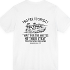 Whites of Their Eyes Bunker Back Print Premium Tee - White back