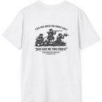 Continental Militia Two Fires Cowpens Back Print T-Shirt - White back