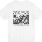 Hanging Gardens Landscaping Back Print Premium Tee - White back