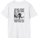 Nixon Suit Bowling Flex Back Print T-Shirt - White back