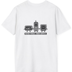 Never Forget Their Service Obsolete Back Print T-Shirt - White back