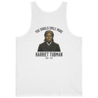 You Should Smile More Harriet Back Print Tank Top - White back