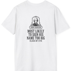 John Hancock Signature Superlative Back Print T-Shirt - White back