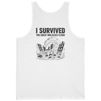 Great Molasses Flood Back Print Tank Top - White back