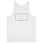 Your Silence Is Educational Back Print Tank Top - White back
