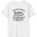 Whites of Their Eyes Bunker Back Print T-Shirt - White back