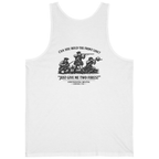 Continental Militia Two Fires Cowpens Back Print Tank Top - White back
