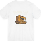 Boston Molasses Flood Tour Back Print Premium Tee - White back