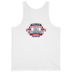 Cheers To The Sesquicentennial Us Back Print Tank Top - White back