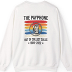 Public Payphone Memorial Back Print Sweatshirt - White back
