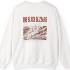 Black Blizzard Dust Tour Back Print Sweatshirt - White back