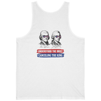 Jefferson Hancock Canceling The King Back Print Tank Top - White back