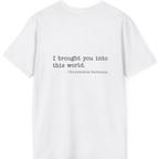 Industrial Revolution Quote Back Print T-Shirt - White back