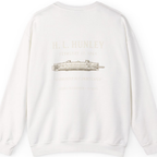 Css Hunley Submarine Memorial Back Print Sweatshirt - White back