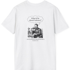 First Phone Call Panic Back Print T-Shirt - White back