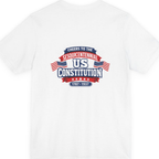 Cheers To The Sesquicentennial Us Back Print Premium Tee - White back