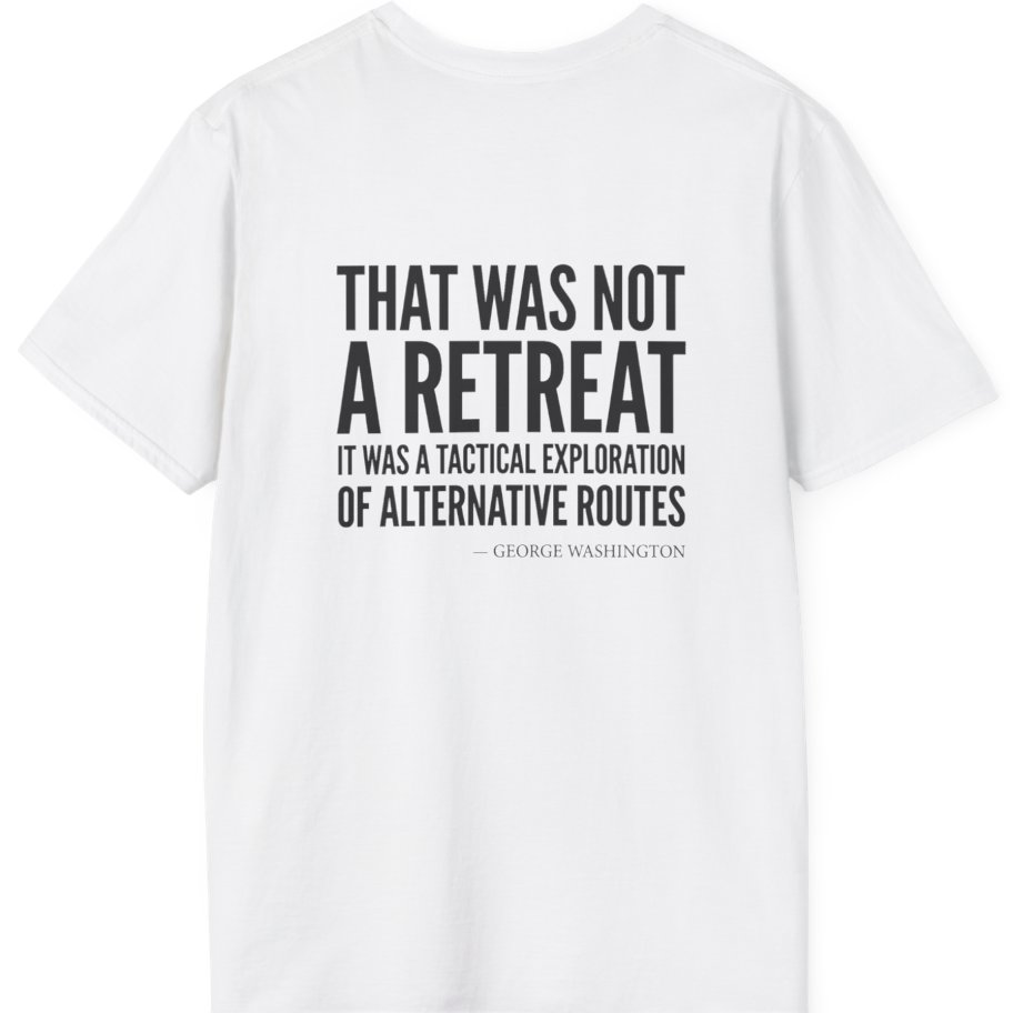 Washington Strategic Relocation Back Print T-Shirt - White back