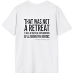 Washington Strategic Relocation Back Print T-Shirt - White back