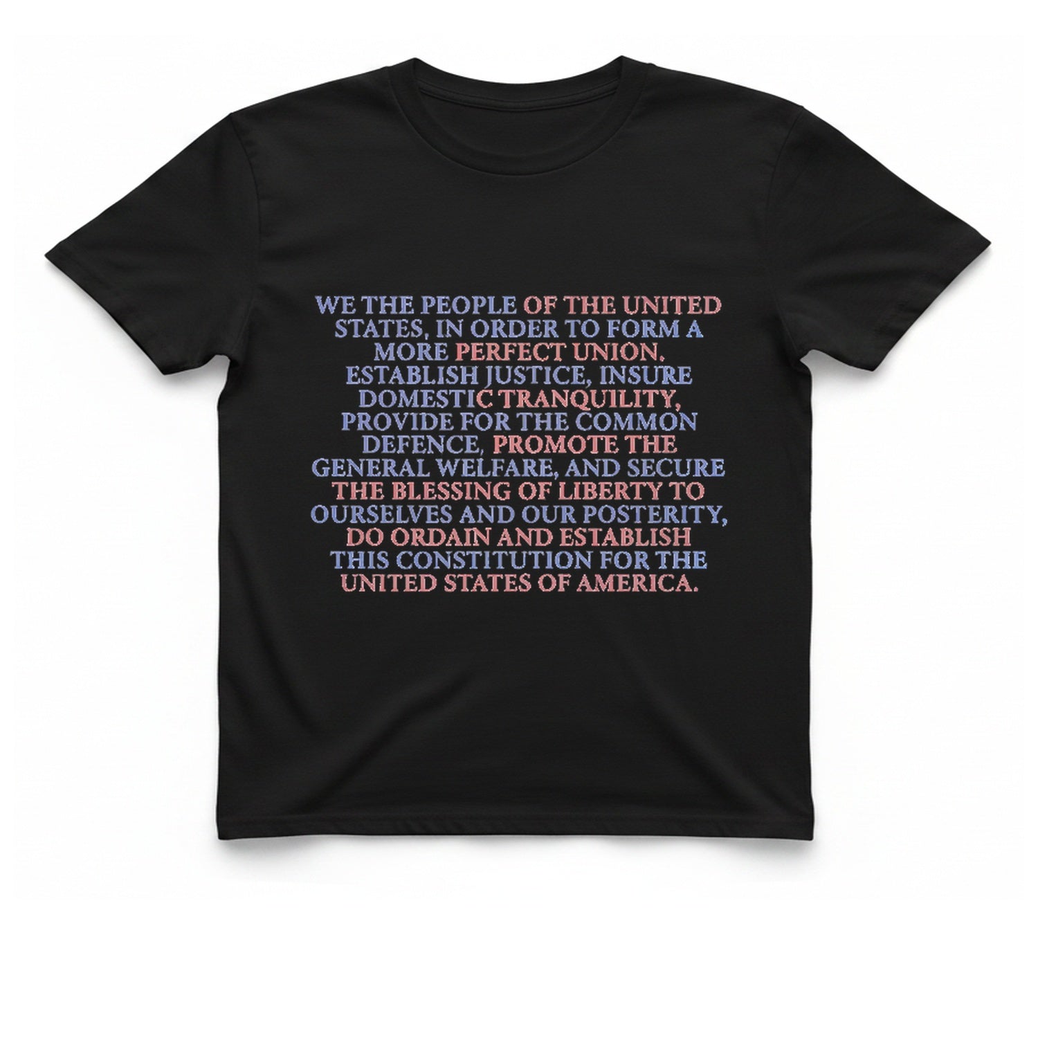 We The People T-Shirt - Black front