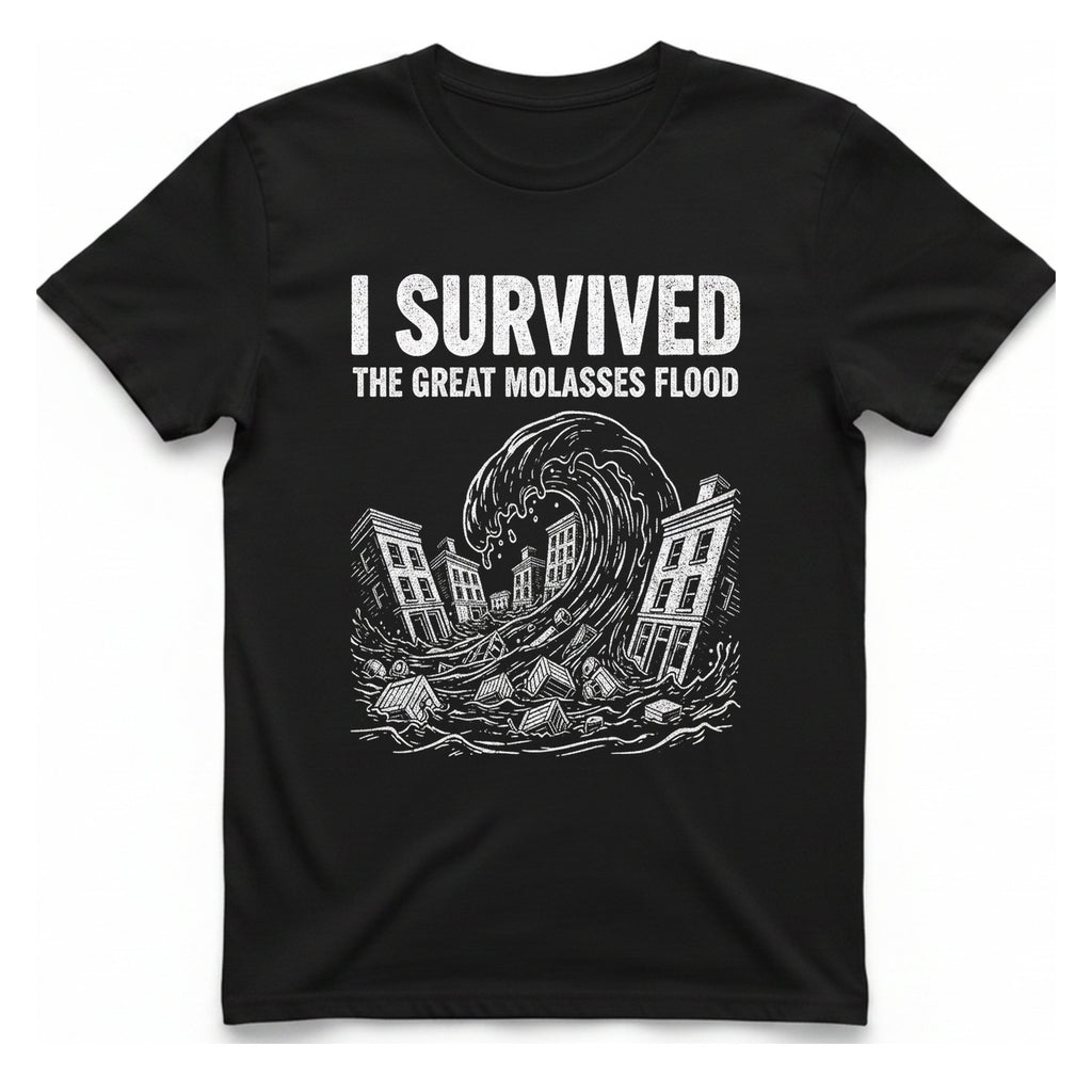 Great Molasses Flood T-Shirt - Black front