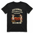 October Ad The Floor Is T-Shirt - Black front