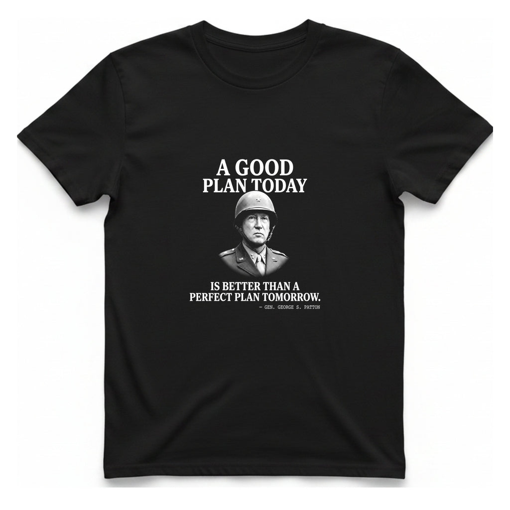 Patton Good Plan T-Shirt - Black front