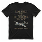 Hawk Strike Back T-Shirt - Black front