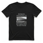 Roman Aqueducts Service Review T-Shirt - Black front