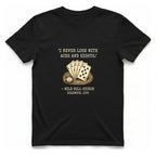Dead Mans Hand Poker T-Shirt - Black front